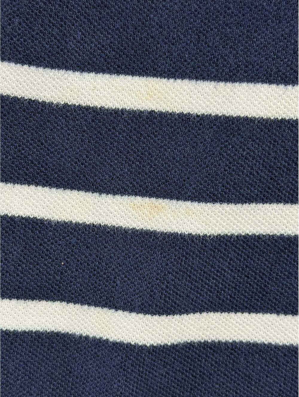 00's Polo Ralph Lauren Kids Navy Stripe Short Sleeve Polo - Picture 6 of 6
